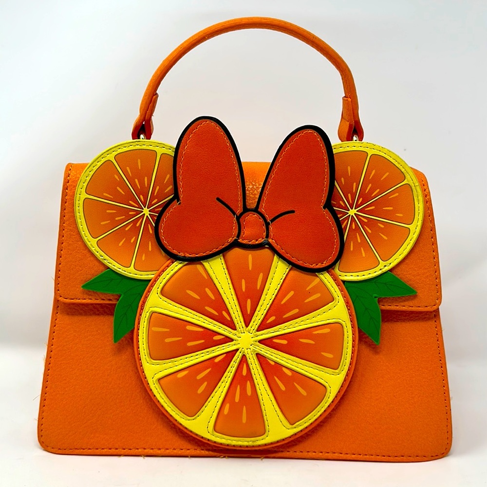 Disney Our Universe Minnie Mouse Orange Handbag NWOT Exclusive